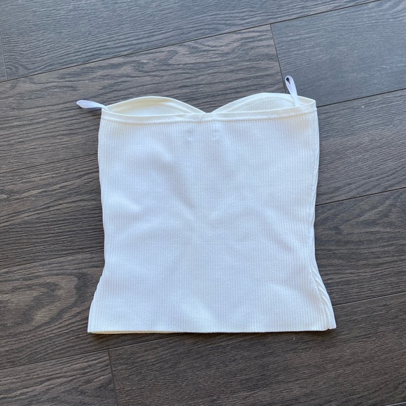 SOLD - Aritzia babaton - white sweetheart tube top - Picture 2 of 5